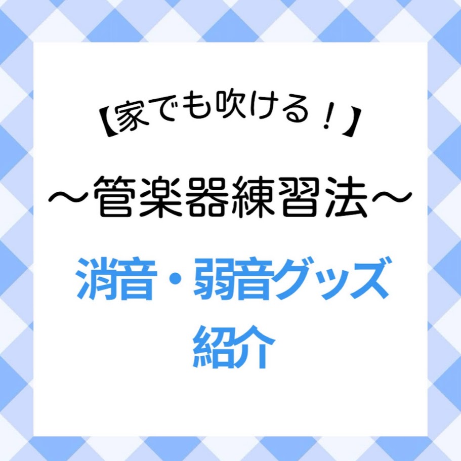 【家でも吹ける！】テスト休み・夏休みの管楽器練習法！おすすめ消音・弱音グッズ紹介